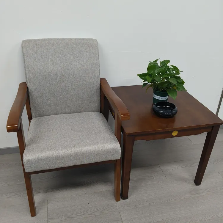 实木扶手椅阳台小茶桌椅组合客厅茶几三件套接待休闲喝茶一桌二椅