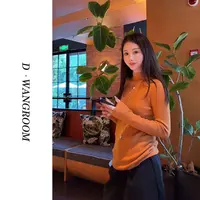 丁小晗【万年搭】“无缝一体”雪肤绒25新料开发ㅣ半高弹力打底衫13010