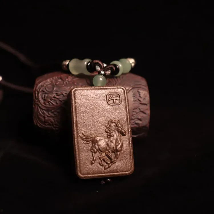 非金属陶瓷吊坠 【小芳专属 幽蓝蔷薇香方】中式十二生肖（理气安神）