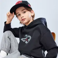 【官方旗舰】AIR JORDAN春秋休闲时尚童装卫衣男童加绒连帽卫衣F428