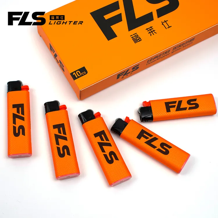 福莱仕F1爱马仕橙一次性明火免调节恒流阀砂轮打火机送男友