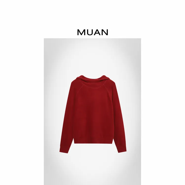 木岸MUAN:《连帽基础卫衣》“基础系列”330克德绒连帽卫衣YJ-23172