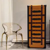 【ZC·宗宸家居】中古复古百搭五斗柜卧室客厅储物柜56x46x134cm