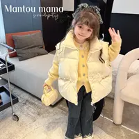 【Mt studio】3【新款】设计感珍珠马甲女童秋冬季气质甜美休闲韩版