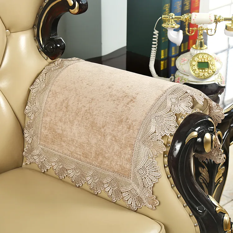 防滑欧式沙发扶手巾通用百搭长方形盖巾两侧搭巾装饰布艺扶手扶套