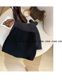 【半岛情书】韩版毛呢半身裙高腰显瘦A字裙短裙2537