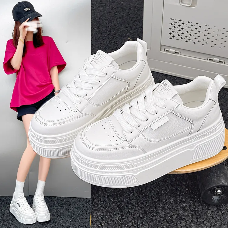 7mc秋季新款厚底网红透气潮流2025百搭女鞋经典时尚ins小个子