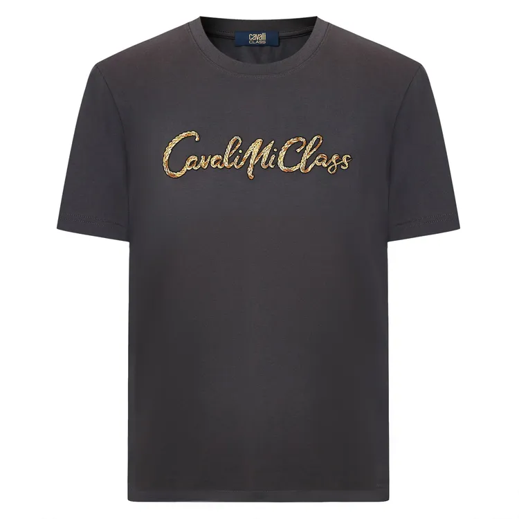 Cavalli Class26款夏季圆领舒适时尚透气手工刺绣短袖RWC606常规