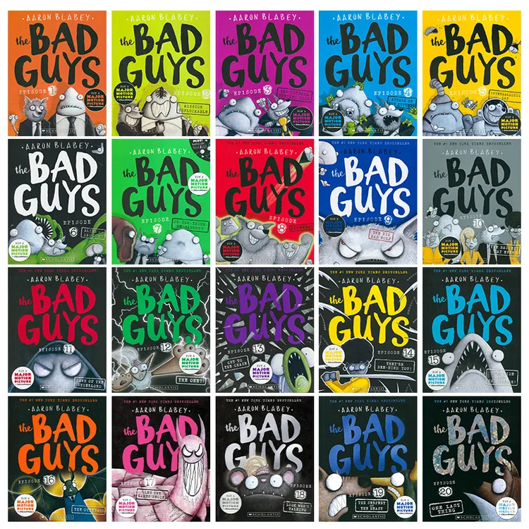 The Bad Guys 坏蛋联盟单本1 2 3 4 5 6 7 8 9 10 19 20 英文原版