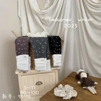 25秋冬新款  巴朵猫一体绒打底裤55106KT猫打底裤