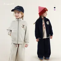 宝宝秋冬百搭立领棒球服运动裤套装允儿妈女童秋季新款外套裤子潮