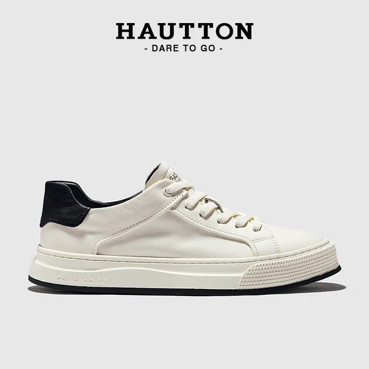 男鞋百搭夏季潮流潮鞋透气真皮低帮休闲鞋板鞋皮鞋男款931XB3105