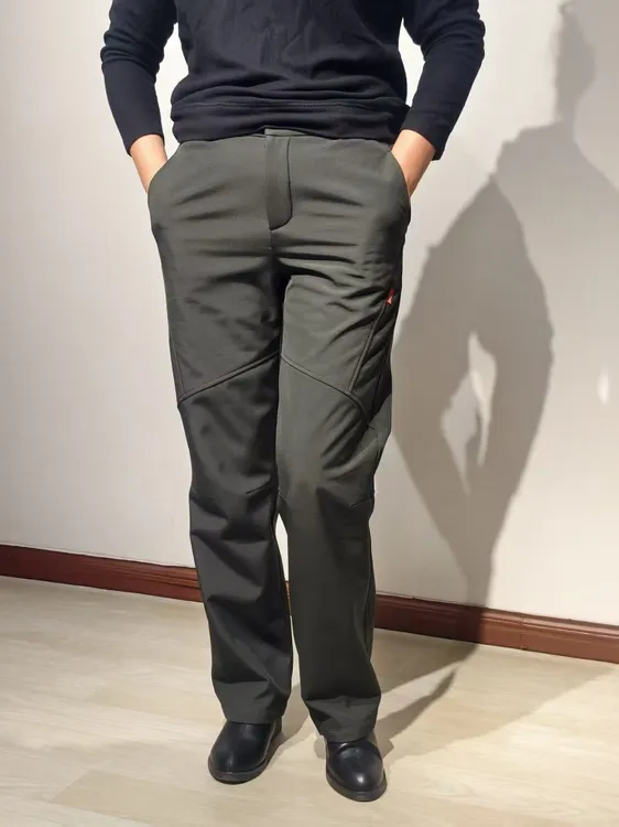 秋冬加热软壳冲锋裤户外登山
