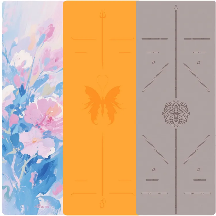 微瑕防滑橡胶瑜伽土豪垫男女健身运动PU皮革跳绳缓冲运动舞蹈地垫