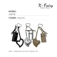 【X-Fairy】虞书欣同款小狗牛皮带小镜包挂零钱包