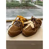 拼接牛皮绒毛拖鞋1894