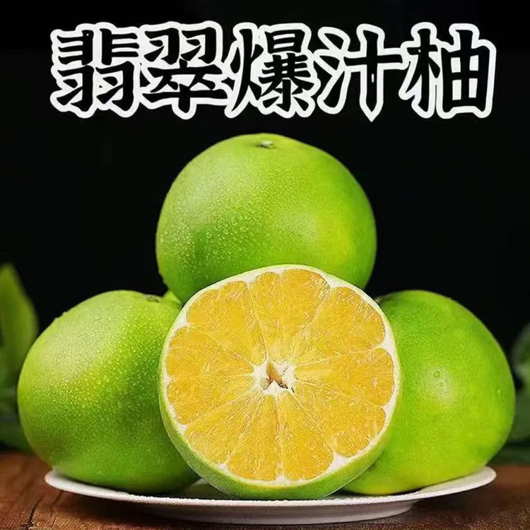 正宗爆汁翡翠柚9斤清甜多汁新鲜甄选青皮葡萄柚新鲜水果整箱