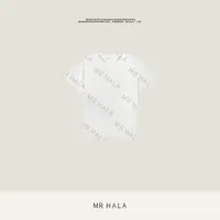 MRHALA 圆融精织云丝棉弹力短袖上衣女 HT41068