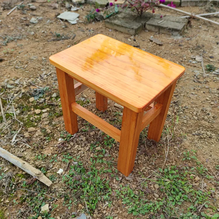 30厘米高桉木脚矮凳子客厅沙发垫脚凳家用换鞋凳茶几凳阳台老人凳