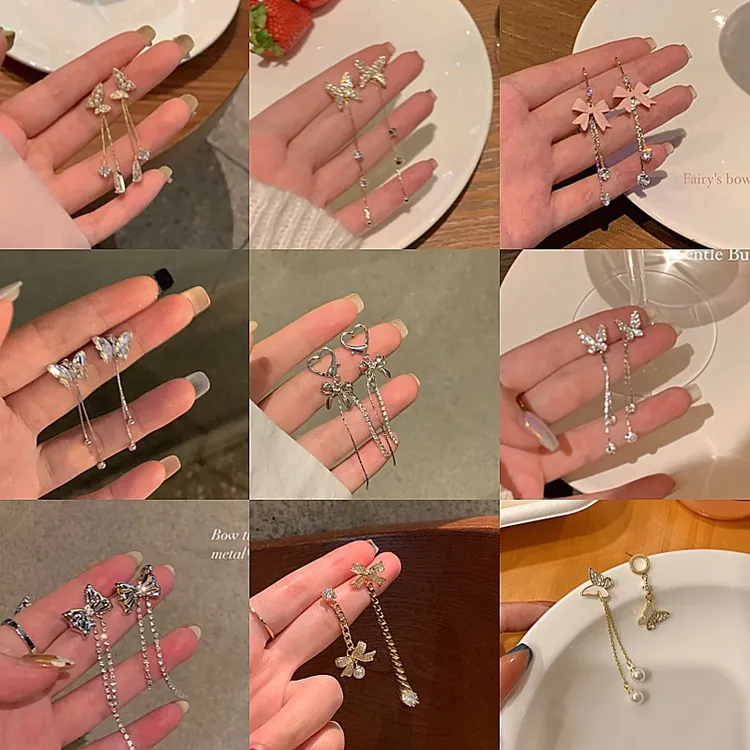 耳钉女简约爆款韩式复古ins高级感耳环s95银针网红