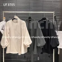 杨杨 UF-8705设计款花苞袖时尚外套