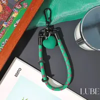 【潮绿挂绳】歪歪高定手工手机挂件适用于安卓苹果手机壳