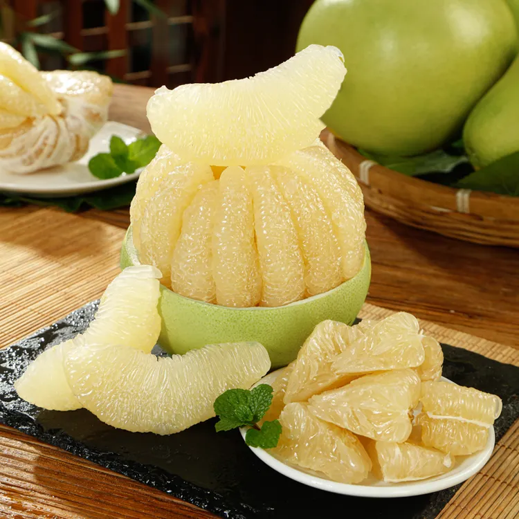 宜昌三峡白心蜜柚现摘新鲜水晶蜜柚当季孕妇水果酸甜可口青皮柚子