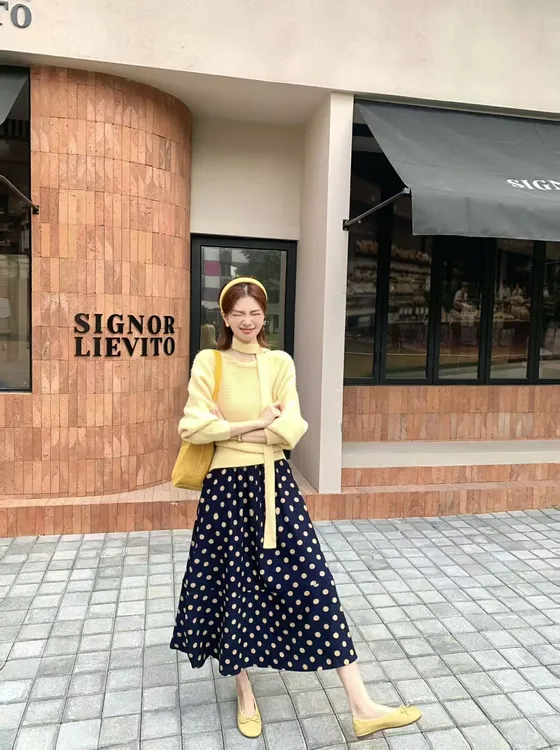 【芝士Cheese】昭和甜心 宽松型厚款常规打底套头秋冬羊毛毛衣