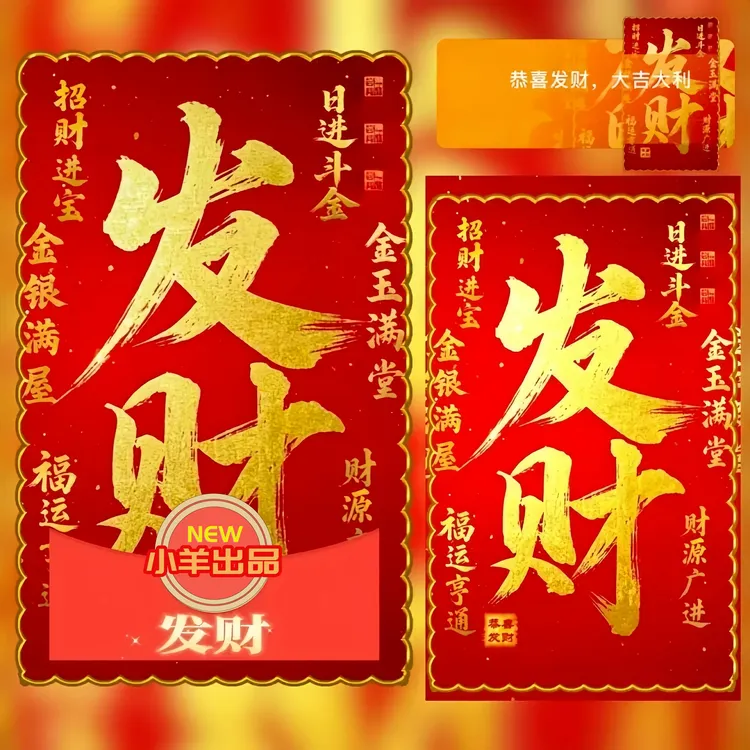 【发财】红包封面音乐情侣告白皮肤仪式感序列号