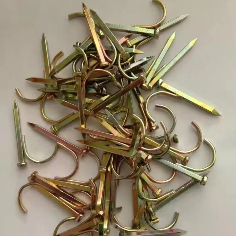 抢!【50个】水管钩钉PPR管夹钉4分金色钩钉加硬勾钉五金实用工具