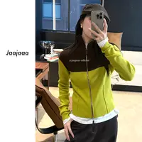 Jaajaaa潮汐耳语  针织翻领秋季休闲长袖轻职风半高领秋冬/FHX