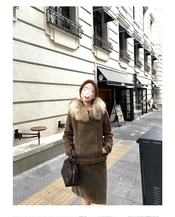 【黑崽专属】“岛屿”双排扣大衣