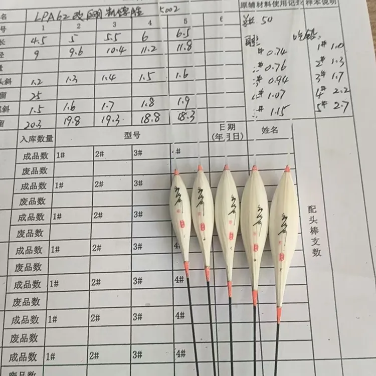 凯作K002-孔雀羽a62漂型醒目高灵敏度枣核型黑坑鱼漂野钓浮标