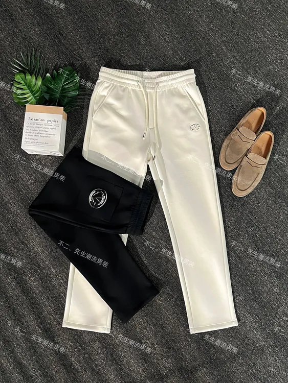 2025秋季新款男士莫代尔时尚百搭潮流高级休闲裤痞帅慵懒秋季男裤