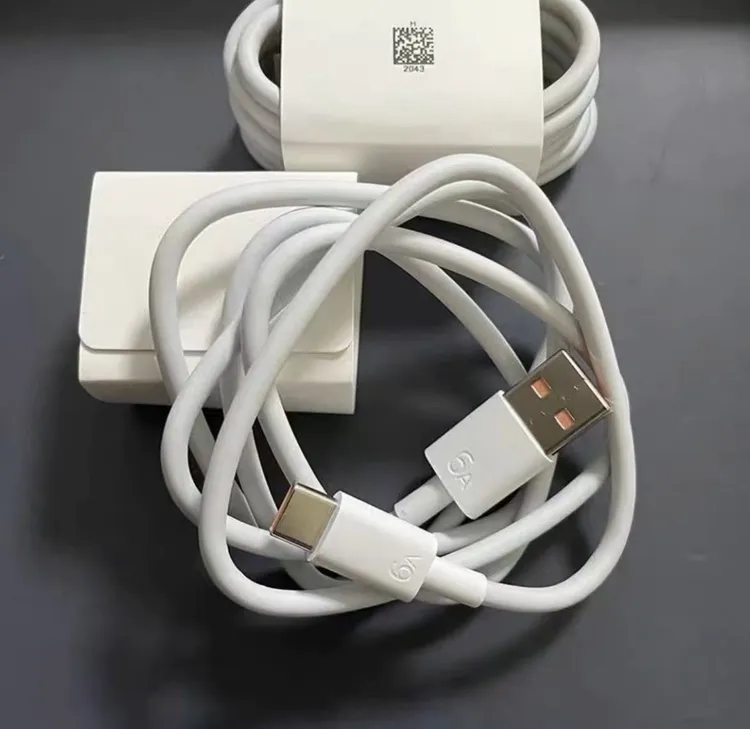 亿智100W超级快充适用华为荣耀6A闪充线加粗66瓦Type-C数据线加长