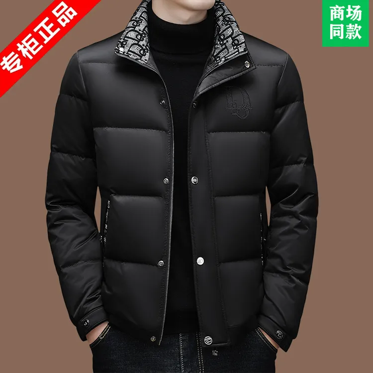 意大利大牌男士羽绒服冬季新款时尚休闲大牌90白鸭绒轻奢羽绒外套