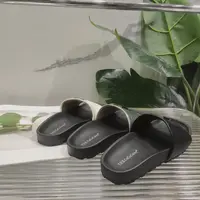 韩版小众女外穿夏季新款平底露趾一字拖鞋5581
