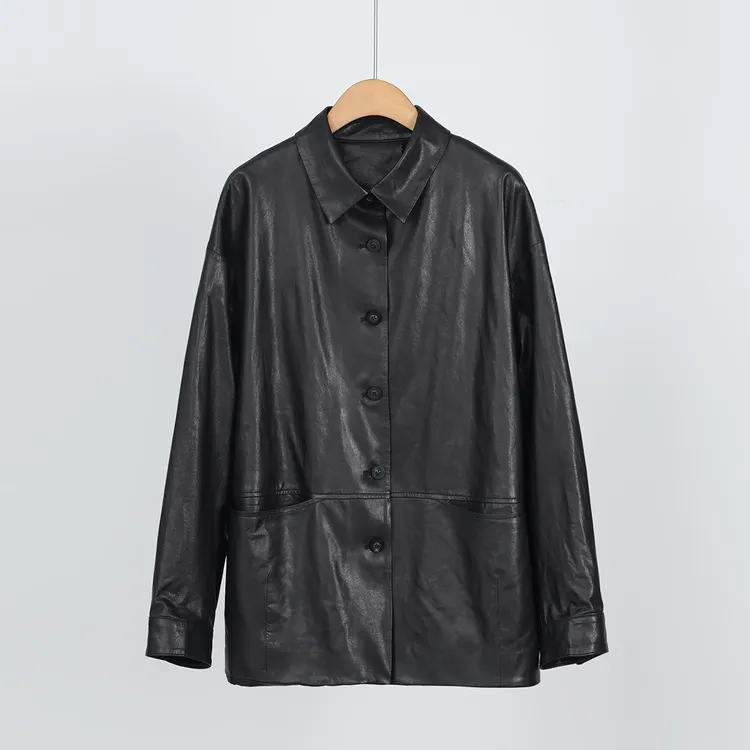 ROW风 无涂层全植鞣100%绵羊皮女士皮衣（251576）20974