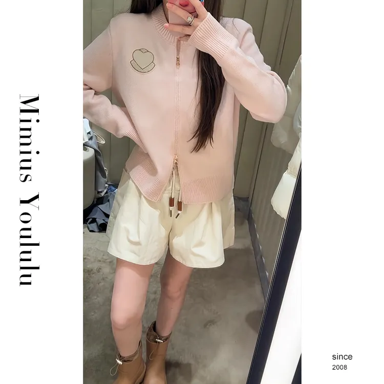 【mimius】P 25早秋重工经典款字母徽标爱心logo针织衫 WG07131