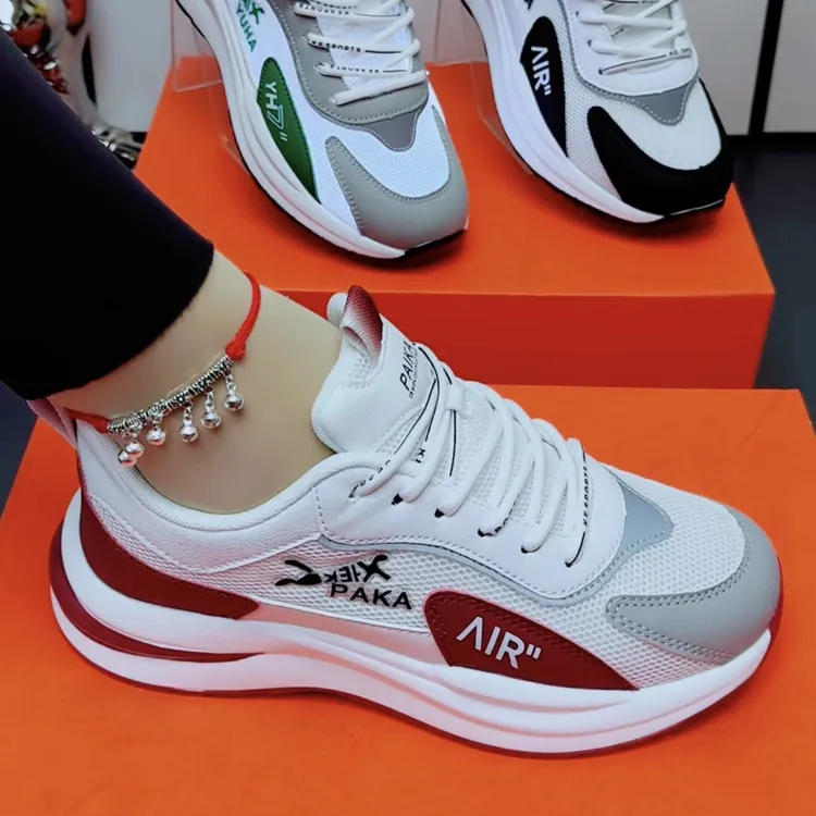 【升级网面】宇航健步/春秋情侣款时尚运动鞋透气轻软底跑步鞋8001