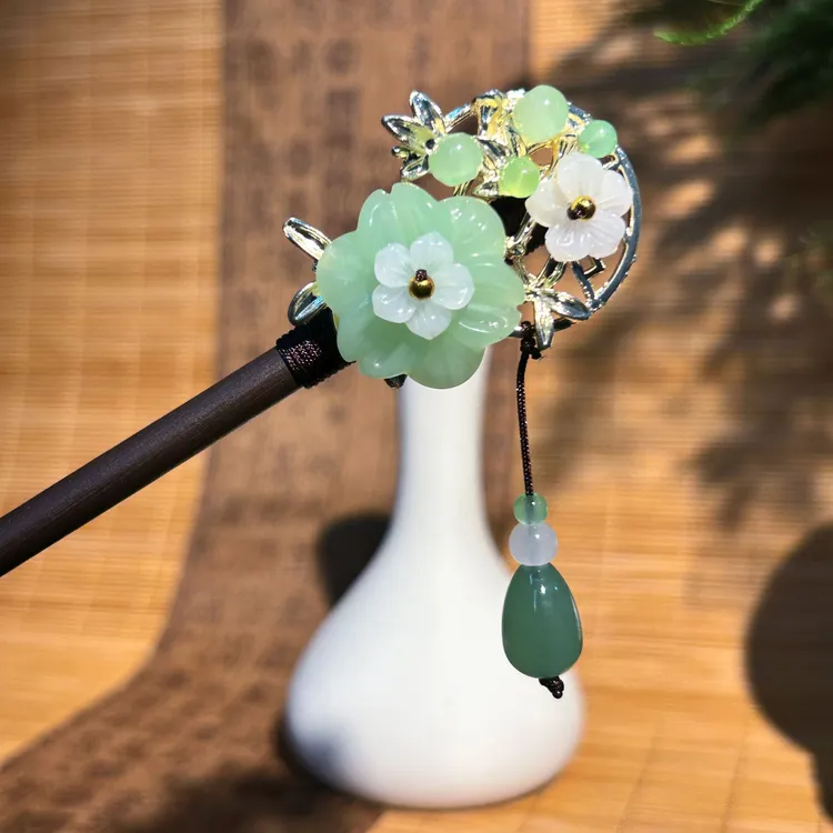 L02复古原创设计中国风女发簪头饰民族风百搭欧若智性风