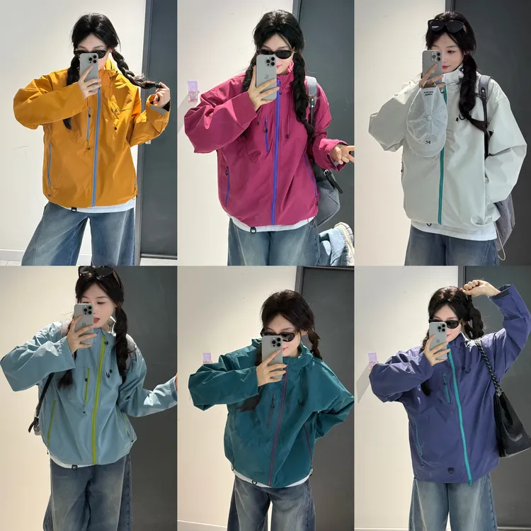 〖ABTM旗舰店〗『色彩出季』多巴胺冲锋衣2025款春秋防风防水男女外套