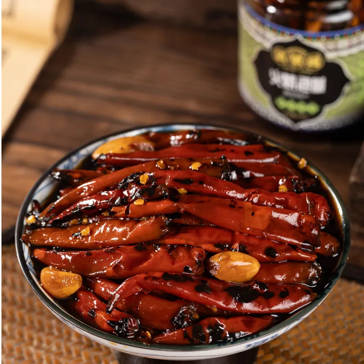 【滇号线】云南特色美食景颇味火烧泡椒小米辣下饭手工泡椒零添加