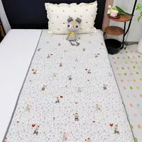 90*200cm-A棉B绒加厚床盖学生床盖沙发垫