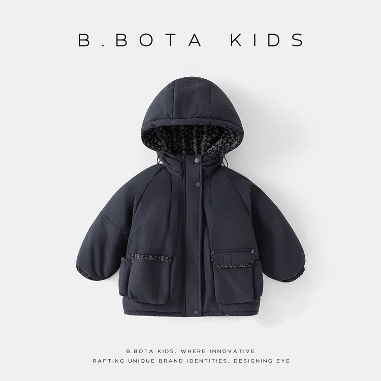 〖姐姐家〗2025冬款儿童带帽碎花棉服外套-26039