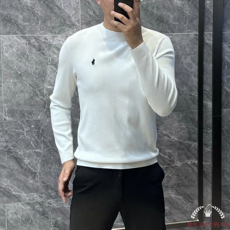 8911 欧货简约百搭秋冬季节舒适针织衫套头圆领长袖毛衣纯色