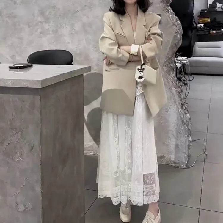 2025春季新款时尚显瘦气质女士网红洋气三件套百搭款D7242