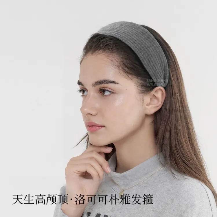 小众设计师 洛可可朴雅发箍3.0秋冬贴合版高颅顶商品图