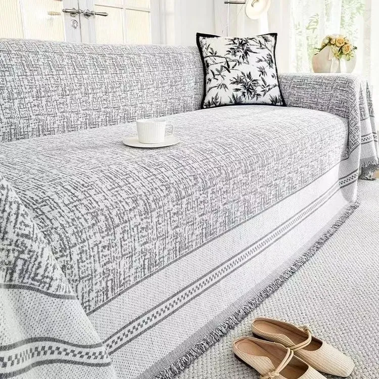 轻奢简约防滑加厚加密沙发巾防猫抓全盖沙发垫防尘盖布