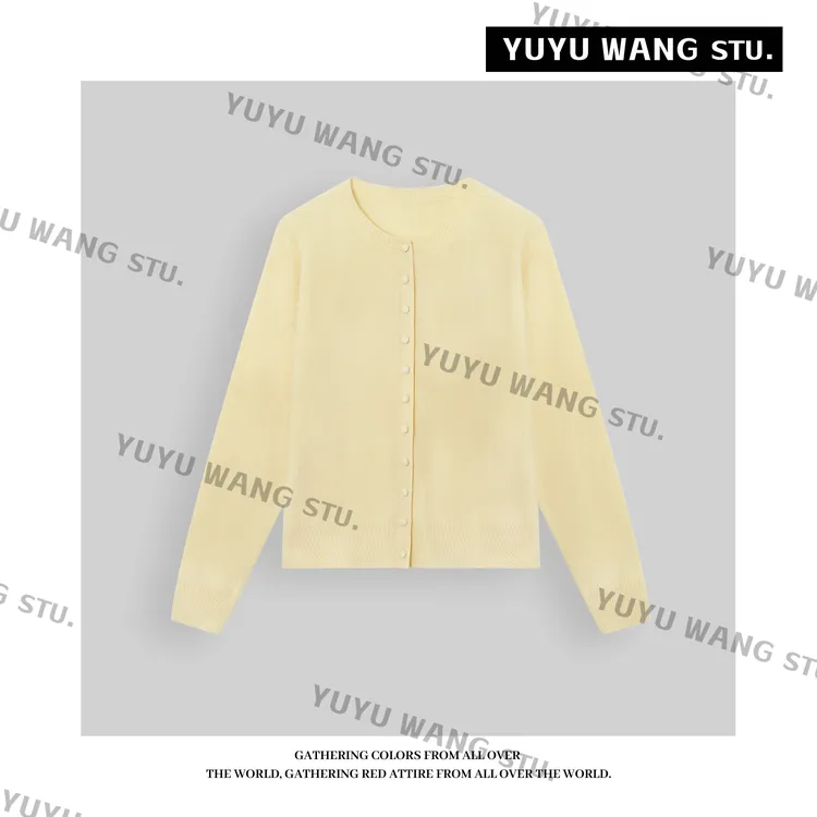 YUYU WANG【绒心】毛衣开衫RB2SDRL2610